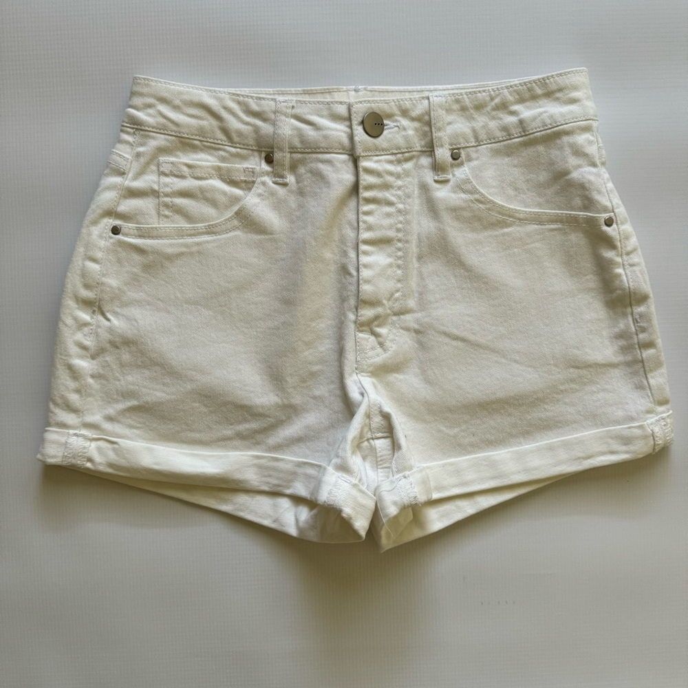 Francesca’s White Denim Shorts
